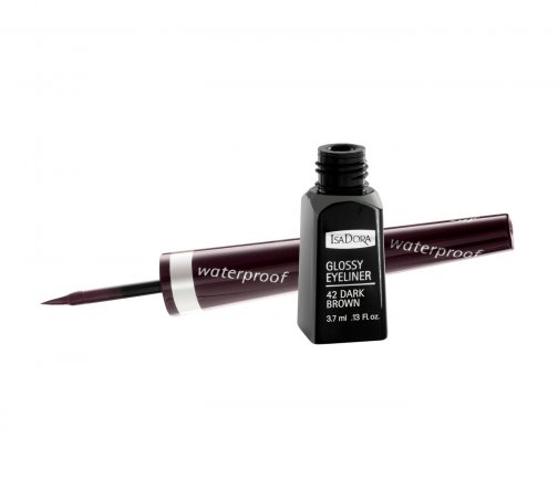 IsaDora Подводка для век Glossy Waterproof 42 Dark Brown