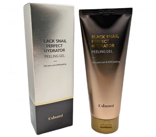 Eshumi Black Snail Perfect Пилинг-скатка ультраувлажняющая с муцином улитки 180мл