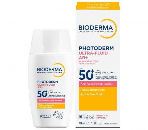 Bioderma Photoderm AR (Фотодерм AR) Флюид солнцезащитный для чувствителньой кожи SPF50+ 40мл