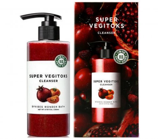 Wonder Bath Super Vegitoks Red Детокс-очищение осветляющее для лица 300мл