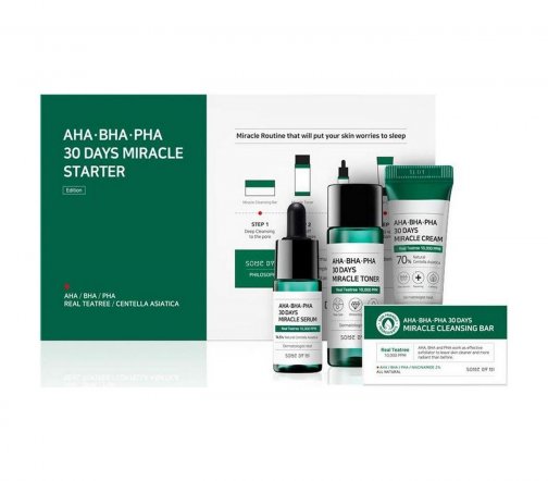 Some By Mi 30 Days Miracle Starter Edition Набор средств для проблемной кожи с кислотами
