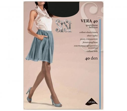 Sisi Колготки Vera 40 den 3-M Черный