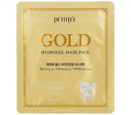 Petitfee Маска гидрогелевая для лица Gold 50гр