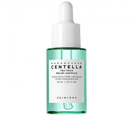 SKIN1004 Madagascar Centella Tea-Trica Ампула успокаивающая для проблемной кожи лица 30мл