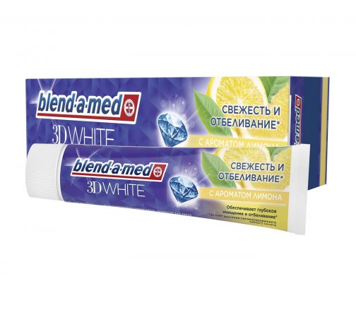 Blend-a-Med Паста зубная 3D White Свежесть лимона 100мл
