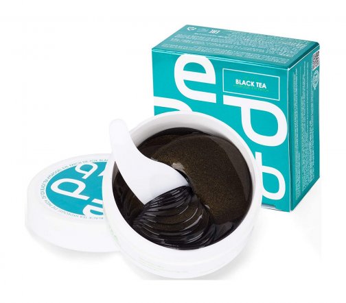 Med:B De-Tox Black Tea Патчи гидрогелевые для улучшения тона и разглаживания кожи вокруг глаз 60шт