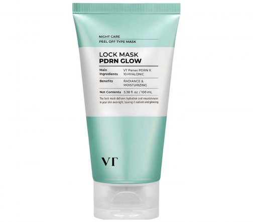 VT Cosmetics PDRN Glow Маска-пленка ночная для увлажнения и сияния кожи лица 100мл