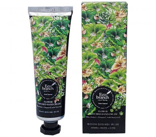 Eco Branch Flower Крем для рук Shea Butter Vitamin E Narcissus 40г