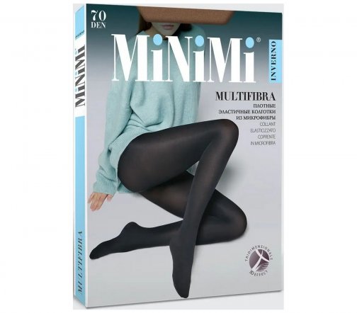 Minimi Колготки Multifibra 3D 70 den  (Кофейный)