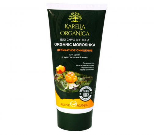 Karelia Organica Скраб для лица Organic Moroshka Деликатное очищение 180мл