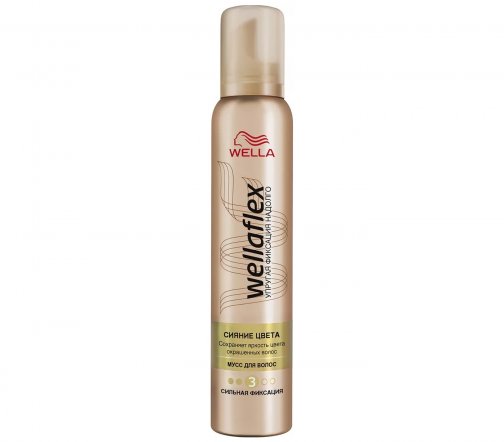 Wella Мусс для волос Сияние цвета Сильная фиксация 200мл