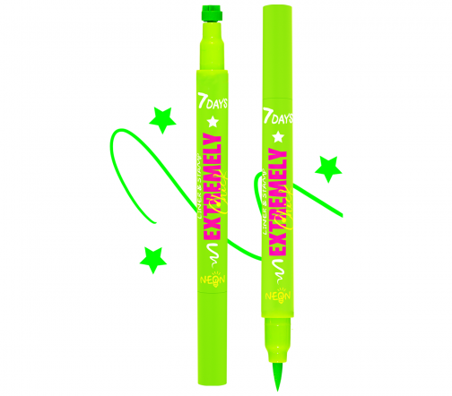 7Days Подводка-штамп светящаяся Neon Extremely Chick