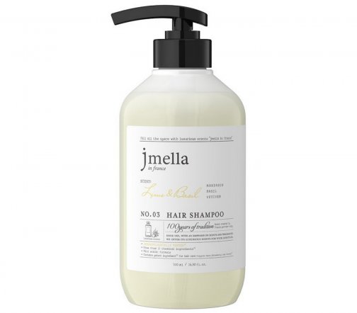 JMella in France Шампунь парфюмированный для волос Lime&Basil 500мл