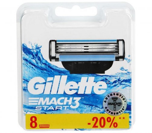 Gillette Men Mach3 Start Кассета сменная 8шт