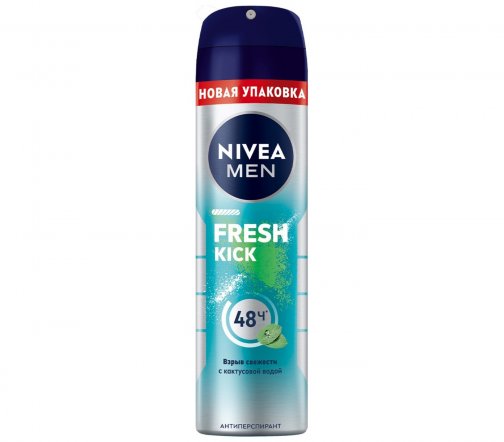 Nivea Men Дезодорант-антиперспирант спрей Fresh Kick 150мл