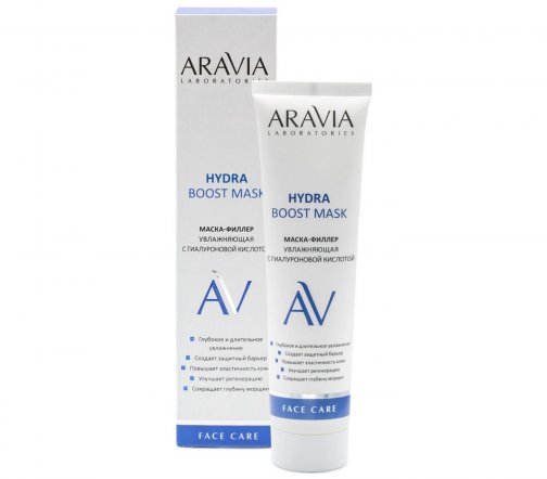 Aravia Laboratories Маска-филлер увлажняющая для лица с гиалуроновой кислотой 100мл