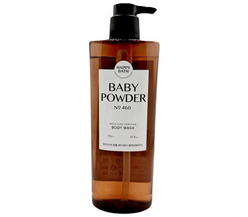 Happy Bath Гель увлажняющий парфюмированный для душа №460 Присыпка для малышей 760мл