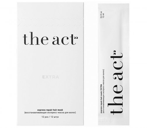 The Act Extra Маска-экспресс восстанавливающая для волос 12шт*12мл