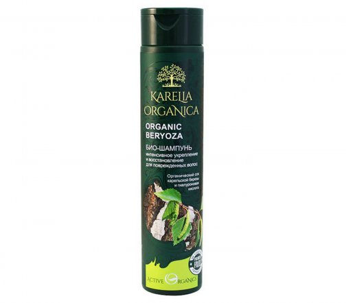 Karelia Organica Шампунь для волос Organic Beryoza Интенсивное укрепление и восстановление 310мл