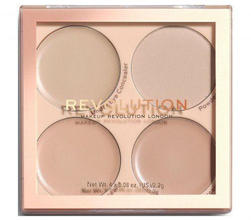 Makeup Revolution Палетка для макияжа лица Matte Base C1-C4