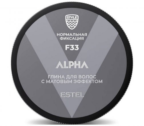 Estel Men Alpha Глина для укладки волос с матовым эффектом Нормальная фиксация 100мл