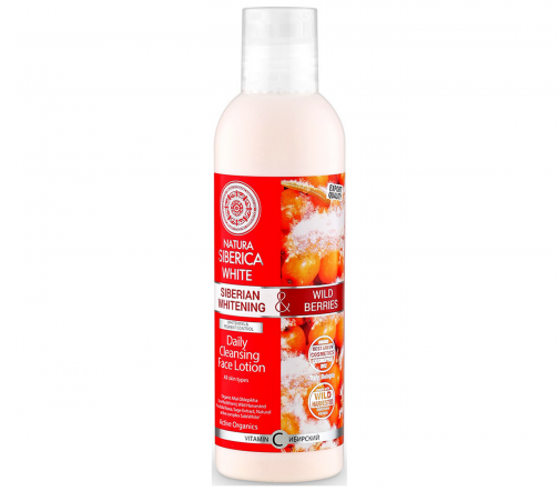 Natura Siberica White Лосьон отбеливающий для лица Ежедневное очищение 200мл
