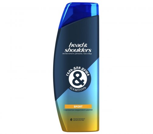 Head&Shoulders Men Гель для душа и шампунь Sport 360мл