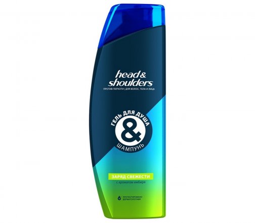 Head&Shoulders Men Гель-шампунь 2в1 Заряд свежести 360мл