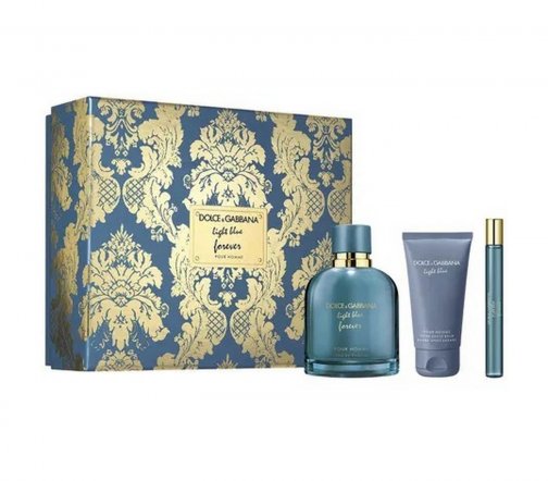 Dolce&Gabbana Men Light Blue Forever Набор Парфюмерная вода 100мл+Бальзам после бритья 50мл+м