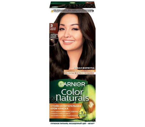 Garnier Color Naturals Крем-краска для волос 3 Темный каштан