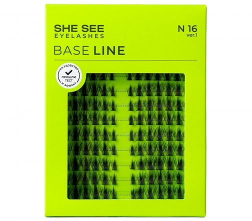 She See Набор накладных ресниц Base Line N16.1 Звезда
