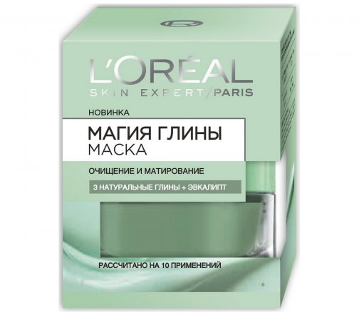 L'Oreal Paris Магия Глины Маска для лица Очищение и матирование 50мл