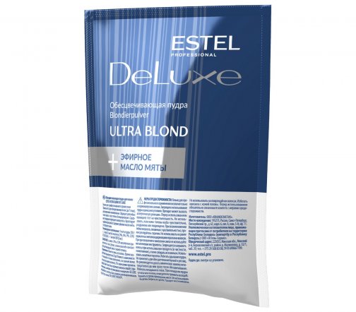 Estel De Luxe Пудра Обесцвечивающая Ultra Blond 30гр