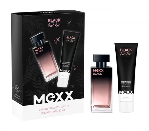 Mexx Black Woman Набор Туалетная вода 30мл+Гель для душа 50мл
