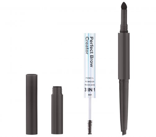 Lamel Professional Набор для макияжа бровей 3в1 Perfect Brow Creator 402 Эспрессо