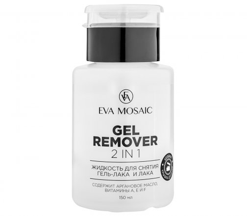 Eva Mosaic Жидкость для снятия лака и гель-лака 2в1 Gel Remover