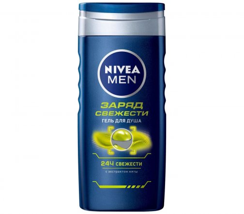 Nivea For Men Гель для душа Заряд свежести 250мл