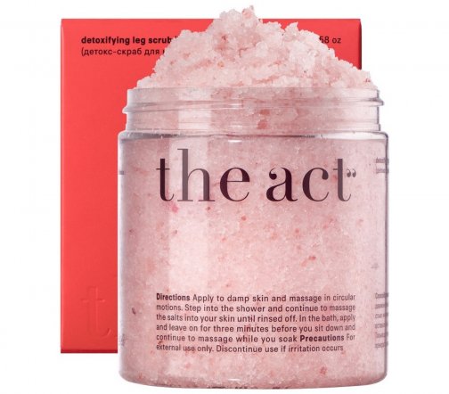 The Act Детокс-скраб для тела и ног и соль для ванны с гималайской солью и грейпфрутом 300гр