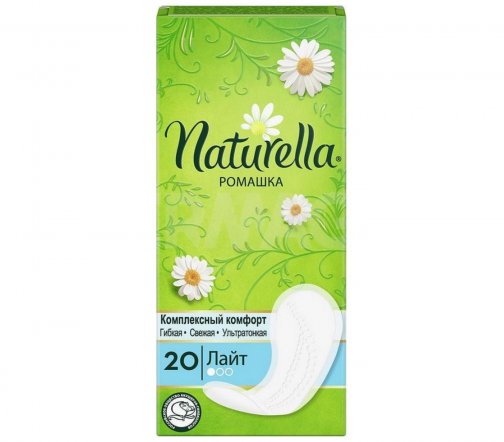 Naturella Прокладки ежедневные Camomile Light 20шт
