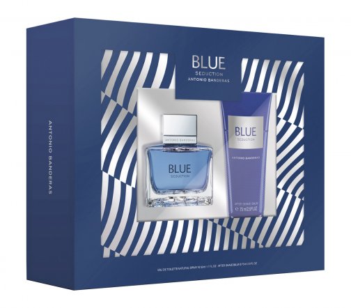 Antonio Banderas Men Blue Seduction Туалетная вода 50мл+Бальзам после бритья 75мл