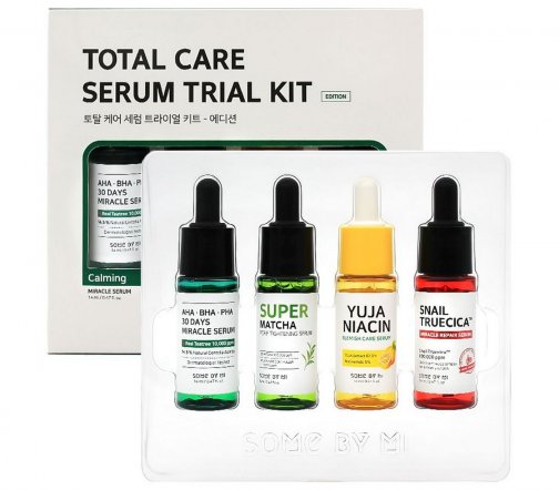 Some By Mi Набор 4 мини версии сывороток Total Care Serum 14мл*4шт