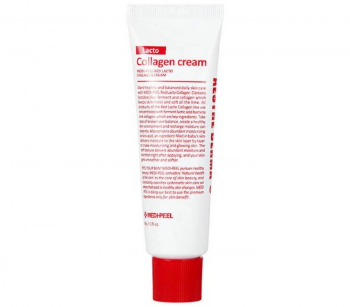 Medi-Peel Red Lacto Collagen Cream Крем укрепляющий для лица с коллагеном и лактобактериями 50мл