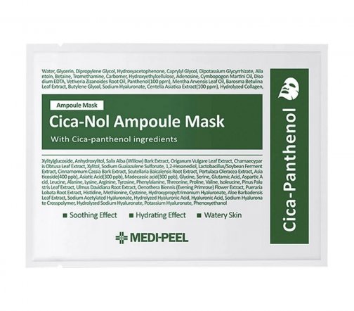 Medi-Peel Cica-Nol Маска тканевая с центеллой и пантенолом 25мл