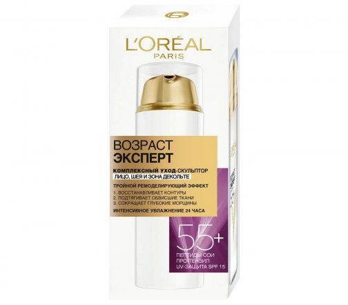 L'Oreal Paris Возраст Эксперт Скульптор-уход лицо шея зона декольте 55+ 50мл