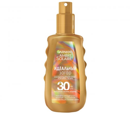 Garnier Ambre Solaire Спрей-усилитель загара солнцезащитный для тела Идеальный загар SPF30 150мл