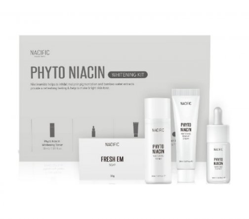 Nacific Phyto Niacin Whitening Набор миниатюр отбеливающий против пигментных пятен