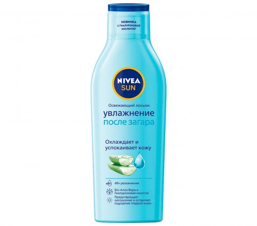 Nivea Sun Лосьон освежающий для тела Увлажнение после загара с алоэ вера 200мл