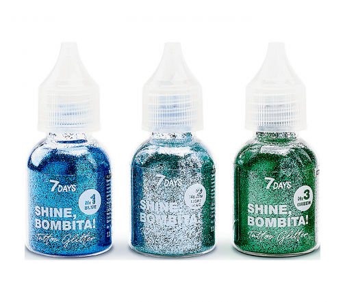7Days Глиттер-тату набор Shine Bombita!