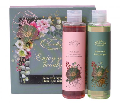 Liss Kroully Набор Enjoy Your Beauty Гель увлажняющий для душа 260мл+Пена для ванны 260мл