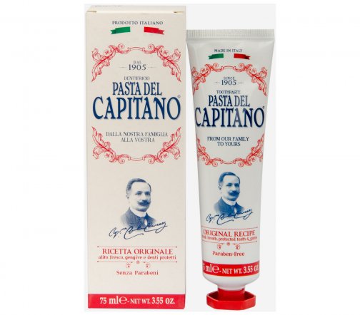 Pasta Del Capitano Паста зубная премиум Оригинальный рецепт 75мл